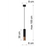 Sollux Loopez 1 Pendant Lamp Black Copper GU10 Dimmable 8