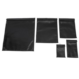 5pcs Faraday Bags Fireproof Waterproof Signal Blocking Large Prevent Tracking Bag for Laptop Tablet Phone Car Key