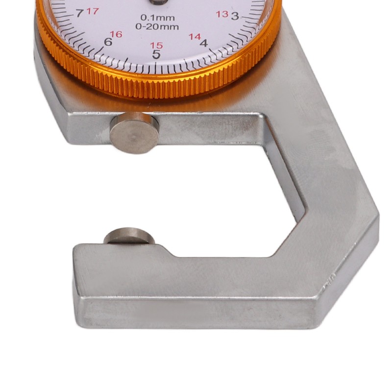 Thickness Gauge Micrometer Meter 0‑20mm 0.1mm Resolution Measuring Tool for