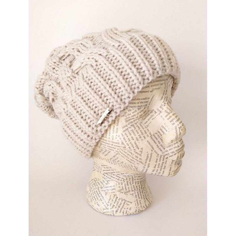 Frost Warm Chunky Soft Slouchy Beanie Cable Knit Skully Hat
