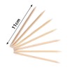 LIKENNY Orange Wood Stick Wooden Nail Stick Nail Pusher Multifunctional