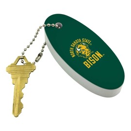 GRAPHICS & MORE North Dakota State Bison Floating Keychain Oval Foam Fishing Boat Buoy Key Float