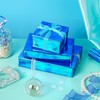 WRAPAHOLIC Blue Wrapping Paper - Mini Roll - 17 inch