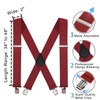 BoiLafiYon Suspenders for Men with Heavy Duty Clip, 2" Wide
