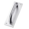 Stainless Steel Door Pull Handle Plate Commercial Door Handle, Door