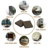 uxcell Felt Furniture Pads, 32Pcs 0.98" x 0.98" Adhesive Backed