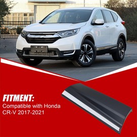 SecosAutoparts Rear Right Door Lower Molding Panel Compatible with Honda CR-V 2017-2021# 75313-TLA-A01 75313TLAA01 HO1505109 Door Garnish with Chrome Trim