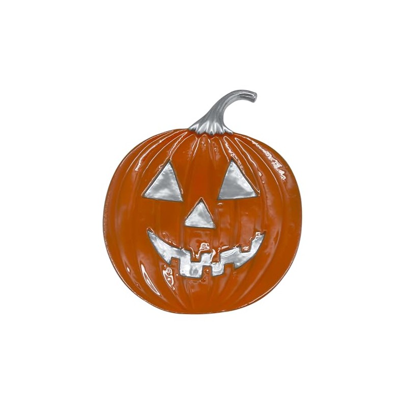 Orange Jack O Lantern Platter