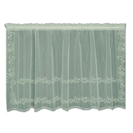 Heritage Lace, Flax Sheer Divine 60x36 Tier, 60 by 36-Inch