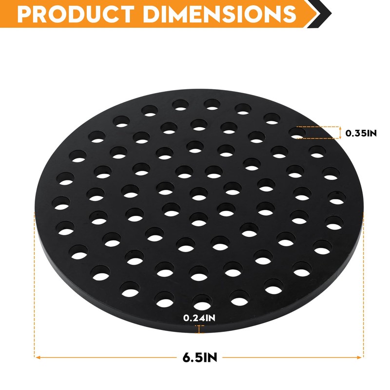 6.5 Inch Cast Iron Drain Cover, Basement Floor Drain Cover,