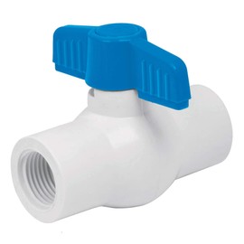 Ball valve PVC, 1-1/2, threadable