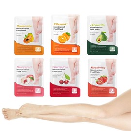 ChinHaw 6 Foot Mask Dog Set Foot Sole Dead Skin Care Heel Moisturizing Odor Measures for Men and Women / ChinHaw 6 풋 마스크 개 세트 발바닥 각질 케어 발 뒤꿈치 보습 냄새 대책 남녀