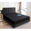 Sufdari Waterproof Mattress Protector King,150x200cm Mattress Cover for Bed,30cm Deep
