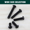 #10-24 x 1/2" Button Head Torx Security Screws, 304 Stainless