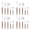 Uniturcky 20-Piece Silverware Set for 4, Stainless Steel Flatware Tableware