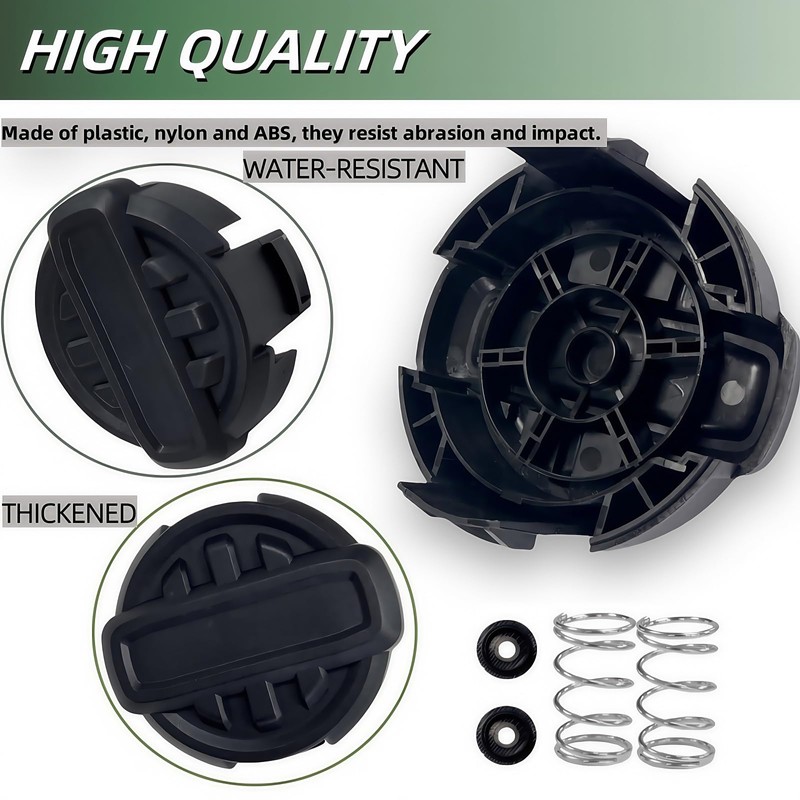 Ryzljss DWO1DT995 Weed Trimmer Head Replacement Cap & Spring Compatible