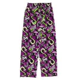 TruffleShuffle Beetlejuice Sandworms Lounge Pants Purple