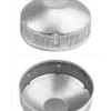 QWORK Fence Post Cap, 2-3/8" Chain Link Round End Cap