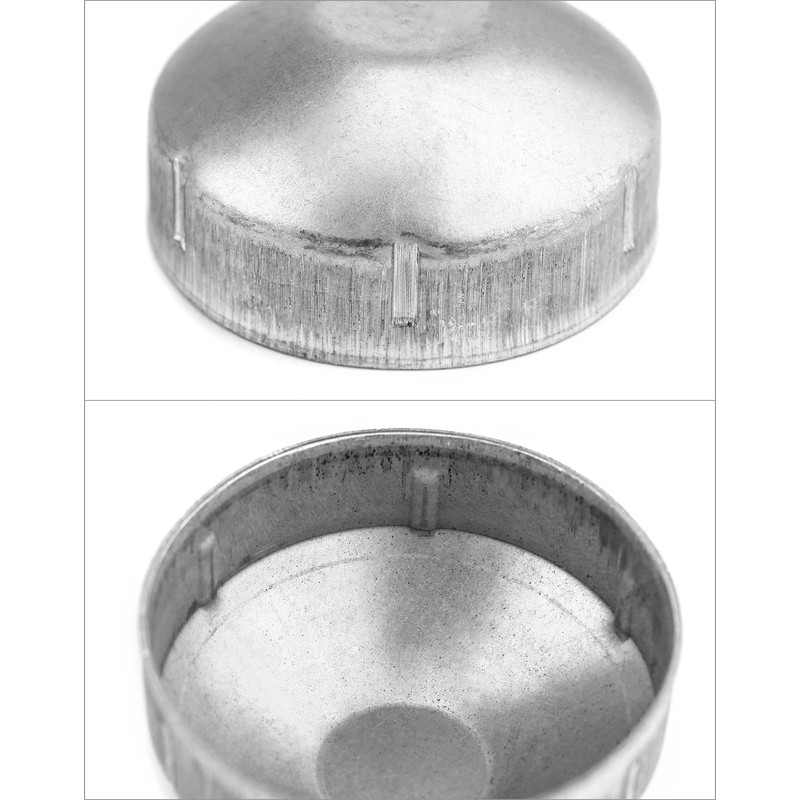 QWORK Fence Post Cap, 2-3/8" Chain Link Round End Cap