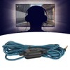 Gaming Headset Cable, Woven Earphone Cord with Volume Control and