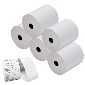 Muotich 3 1/8 x119 Thermal Paper Rolls POS Cash Register Thermal Receipt Printer Paper, Pack of 10