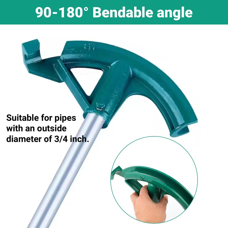 Manual Conduit Bender Tool 90 to 180 Degree Pipe Bender