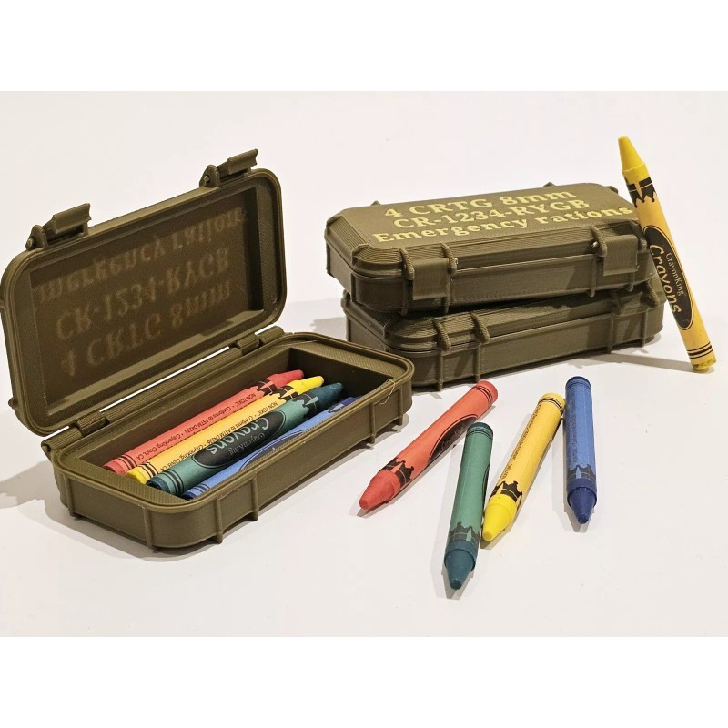 Crayon Eater USMC tactical Ammo Case Gag Funny Gift Marine