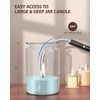 RONXS Candle Lighters, Long Electric Lighter Rechargeable USB Lighter with