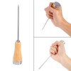 GLOGLOW Ice Pick, Portable Stainless Steel Ice Pick, Wooden Handle