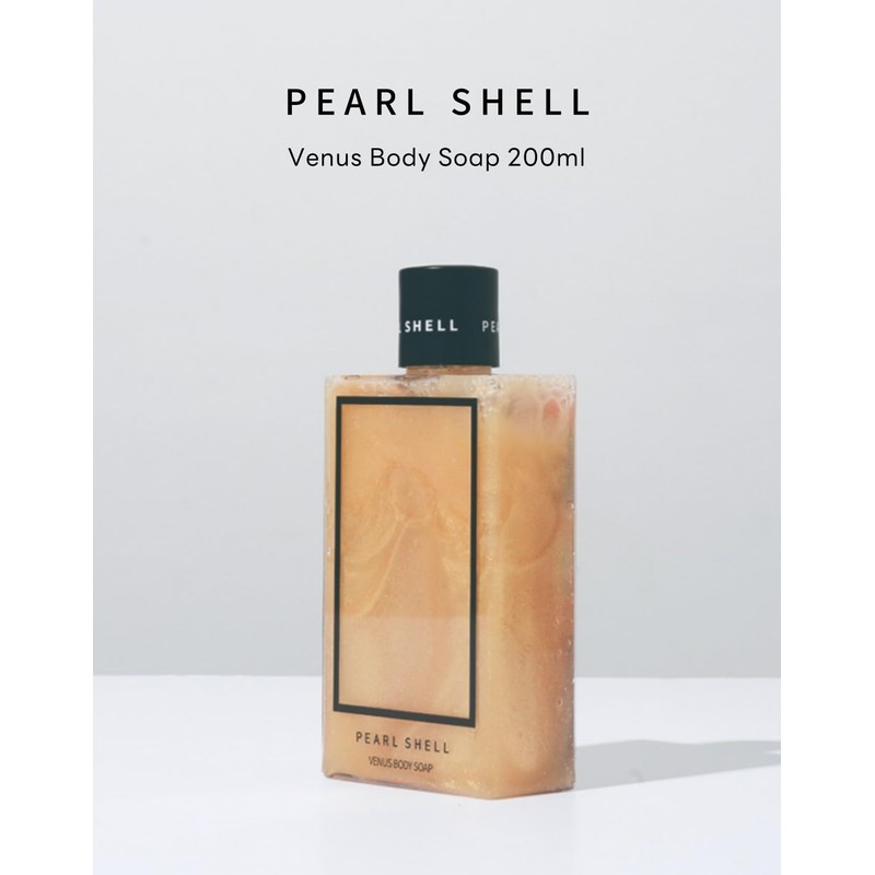 PEARL SHELL Body Soap Venus 200ml Vegan Luxury Pearl Shell