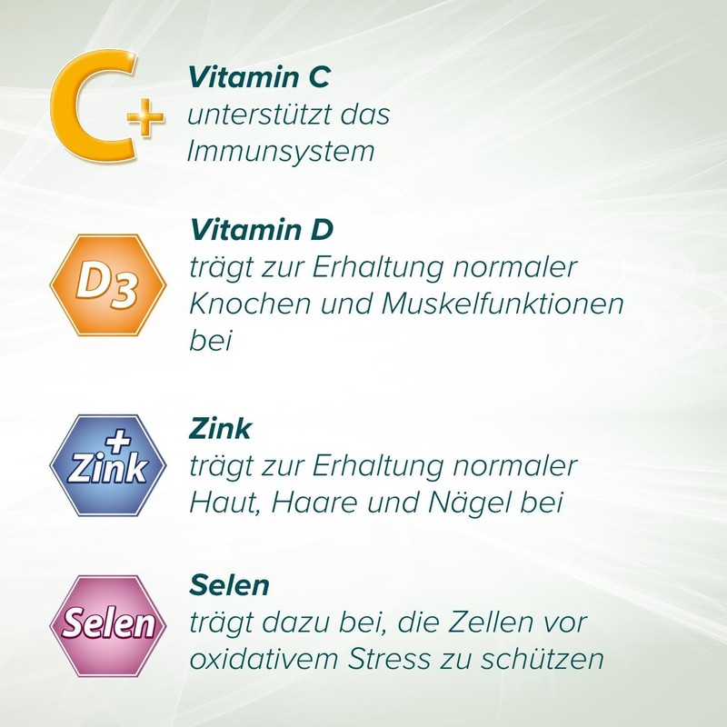 Cetebe® Immune Aktiv: Dietary Supplement with Vitamin C, D3, Zinc,