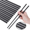 Boao 12 Pairs Reusable Fiberglass Chopsticks, Dishwasher Safe Lightweight Chopsticks