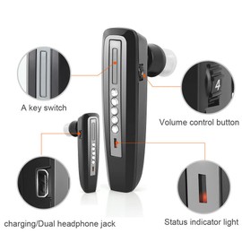Rechargeable Sound Amplifier Digital Looks Like Bluetooth Style Headset