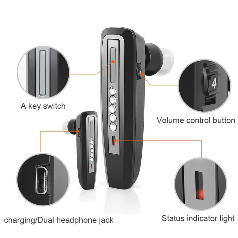 Rechargeable Sound Amplifier Digital Looks Like Bluetooth Style Headset