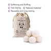 GadgetProtect Wool Dryer Balls Organic XL 6-Pack, 100% New Zealand