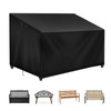 Outdoor Bench Cover Waterproof, 52.7"L x 26"W x 35"H 2