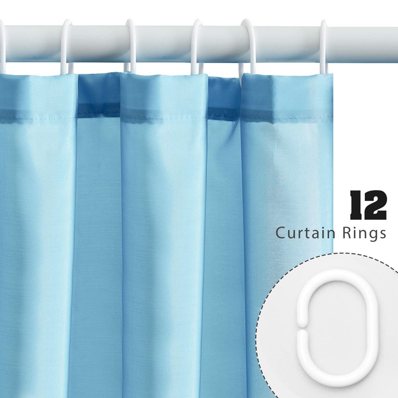 Furlinic Shower Curtain, Bathroom Curtain For The Bathtub, Textile Bath
