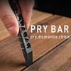 TISUR Titanium EDC Pry Bar, Keychain Pry Bar Multitool With