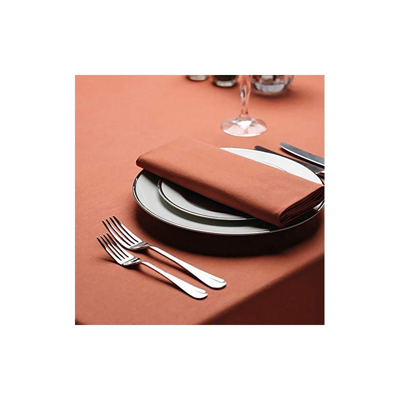 Cloth Napkins, Pack of 10, Pumpkin, 51 x 51 cm,