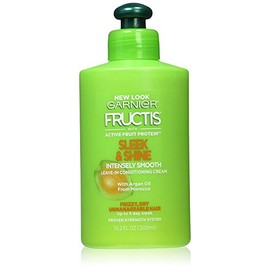 Garnier Fructis Sleek and Shine Intensely Smooth Leave-In Conditioning Cream, 10.2 Fluid Ounce