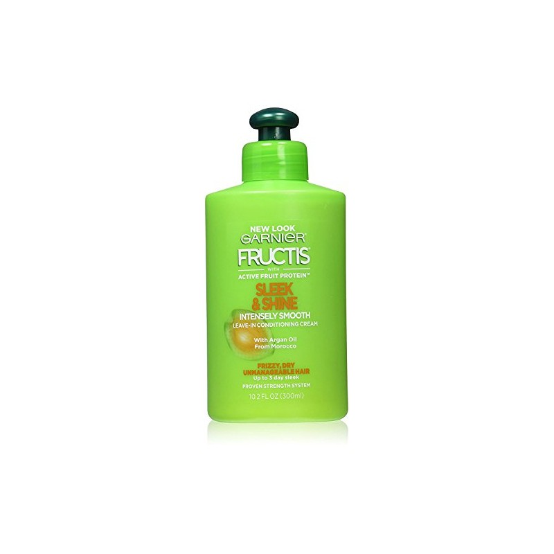 Garnier Fructis Sleek and Shine Intensely Smooth Leave-In Conditioning Cream,