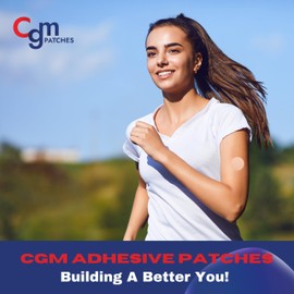 CGM Patches for Libre 3 Lingo Compatible | Waterproof, Super Adhesive, and Hypoallergenic Sensor Patches | 10-14 Days | Pack of 25 (TAN)