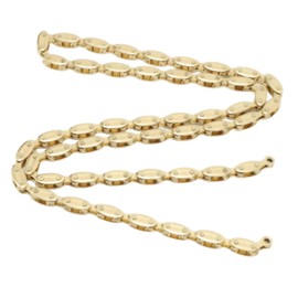 RiToEasysports Bike Chain, 100 Link Single Speed, Gold Olive, High Strength Steel, Replacement Part for Fixed Gear & BMX Bike