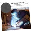 Zerodeko High Temperature Carbon Felt Welding Blanket Fireproof Insulation for