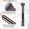 2pcs Nose Contour Brush, 2-in-1 Dual End U-Shape Soft Makeup