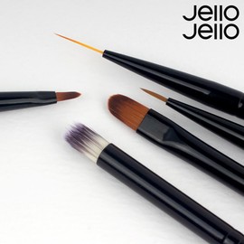 JelloJello flexible 5-piece set high-quality self-gel nail brush / 젤로젤로 플렉서블 5종 세트 고급 셀프 젤네일브러쉬