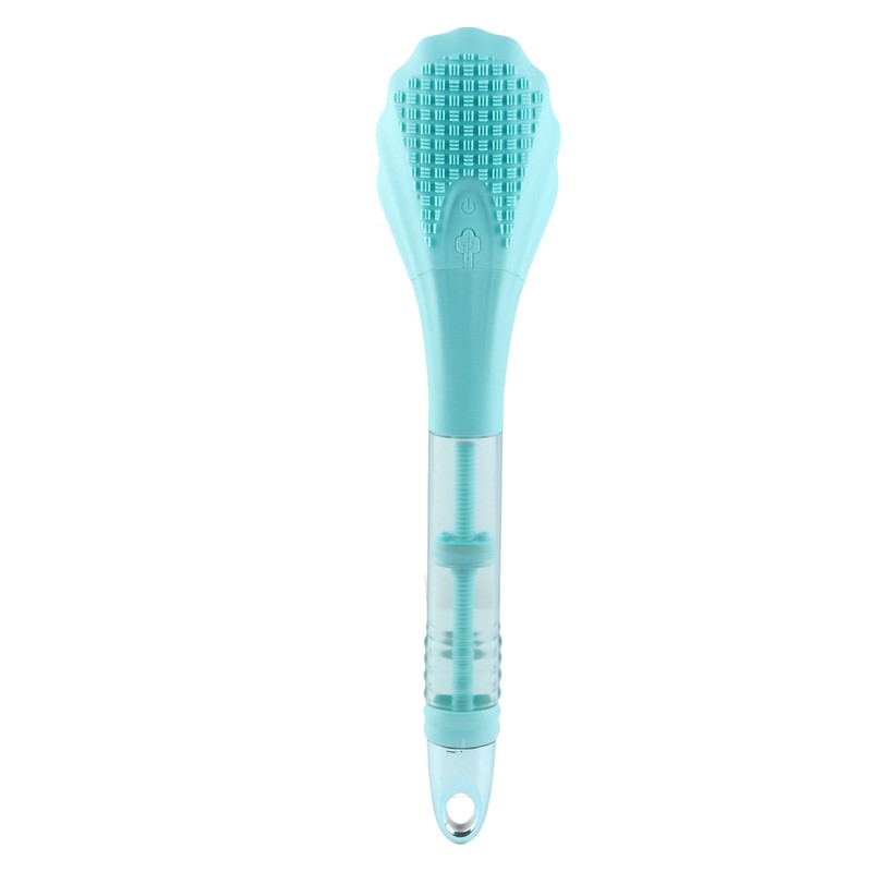Body Scrubber Shower Brush Massaging Silicone Waterproof Electronic Exfoliating Bath