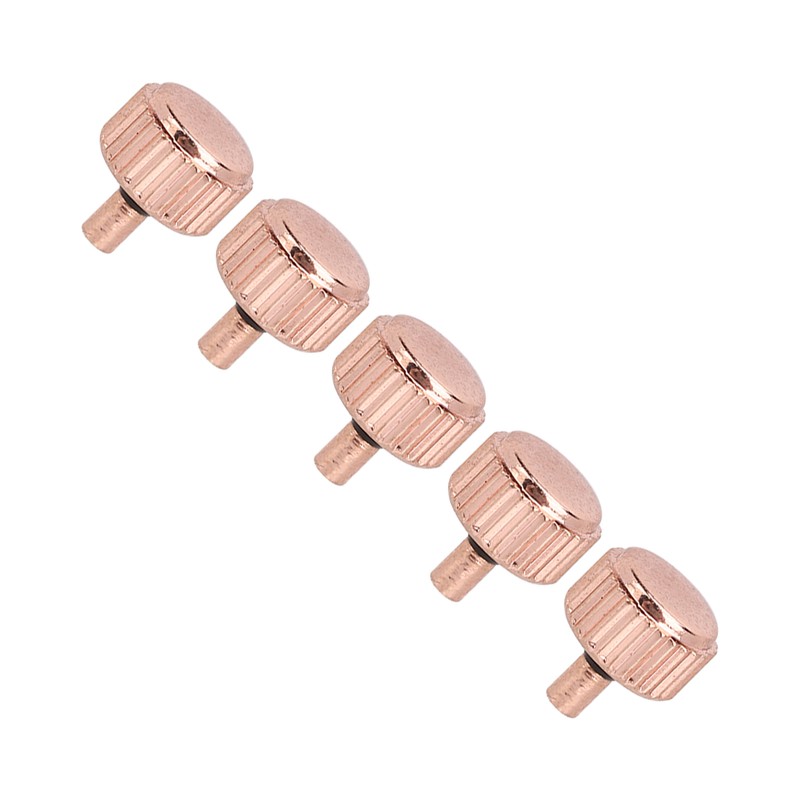5pcs Professional Watch Crown Steel Wrist Watch Parts Watchmaker Repairing