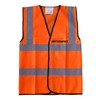 Orange Hi Vis vest PHOTOGRAPHER Vest Waistcoat Safety Vest Small