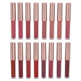 Juego de 16 brillos de labios de color mate, de larga duración, hidratante, antiadherente, pintalabios líquidos, herramienta cosmética para mujeres